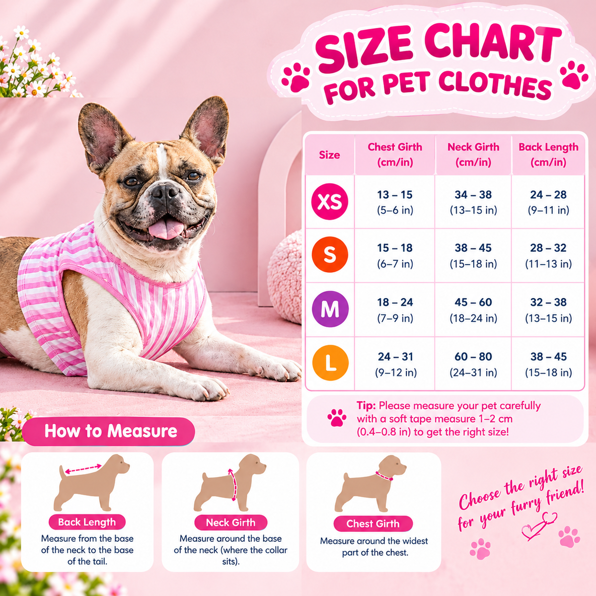 Pink Striped Dog Bikini Dress