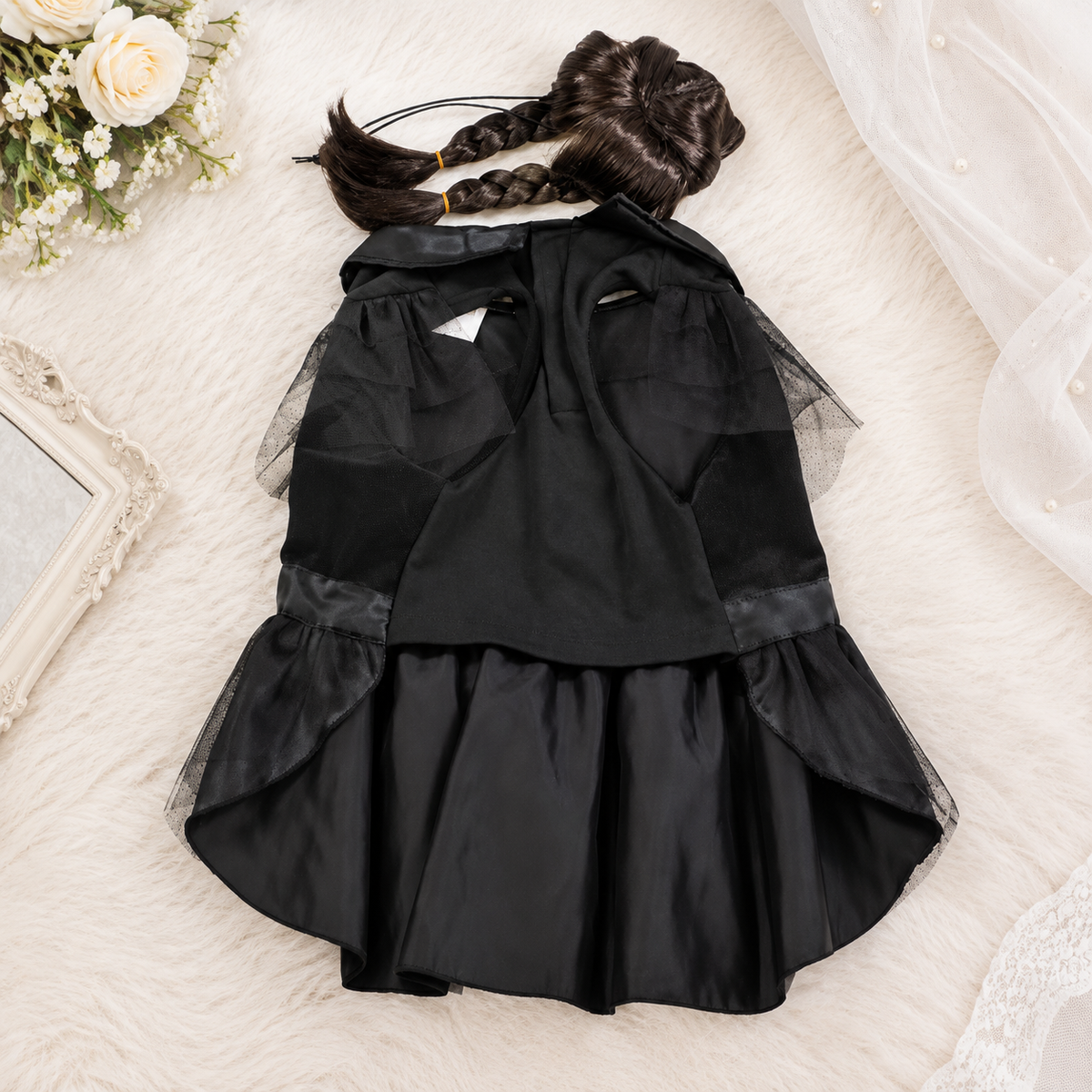 Gothic Halloween Dog Costume Dress